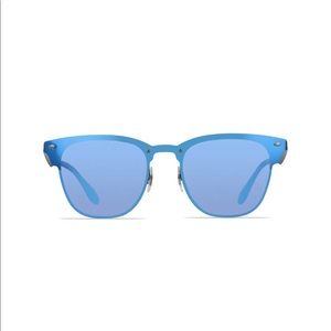 Ray-Ban Blaze Clubmaster - Blue/Violet Mirror